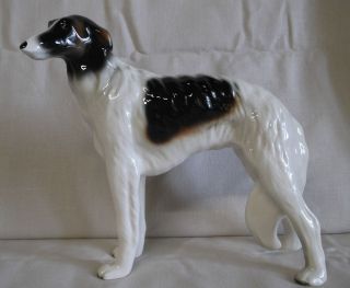 Vintage Borzoi Russian Wolfhound Dog Figurine Coopercraft Perfect