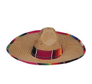 Salsa Spanish Mexican Fiesta Festive Sombrero Hat Adult Costume