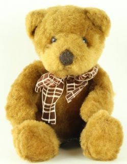 Russ Berrie Plush Brown Golden Bear Teddy Midas 24105 Stuffed Animal 