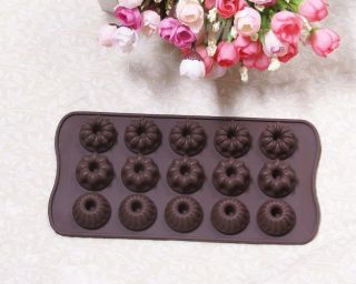 Silicone Candy Chocolate Mold Cake Pan Jelly Ice Cookie Soap Mold 