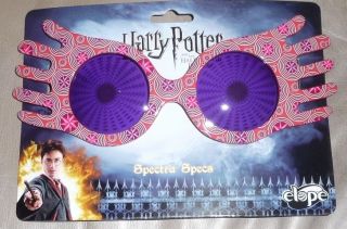 Harry Potter Luna Lovegood Spectra Specs Costume Glasses Licensed NEW