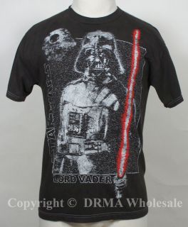 Authentic STAR WARS Darth Vader Lightsaber Vintage T Shirt S M L XL 