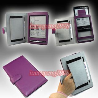   LEATHER POUCH CASE COVER fr SONY PRS T1 PRST1 eBOOK READER eREADER