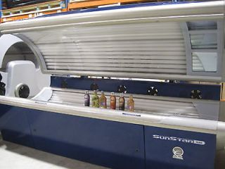 TANNING BED SUNSTAR 332   3 FACE TANNERS   AIR SHOWER COOLING 