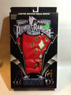 Mighty Morphin Power Rangers the Movie Sound Effect Boots Red Ranger