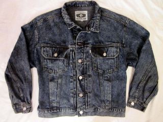 RARE 90s Levis Silver Tab Jean Jacket Sz Med BARELY WORN FREE 