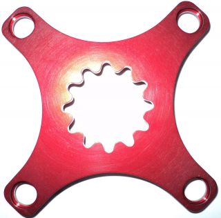 Middleburn RS8 X Type 4 arm 104pcd Rohloff Spider Red XType 54mm Chain 