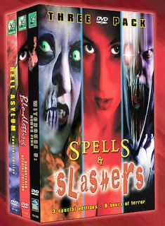 Spells Slashers   DVD 3 Pack DVD, 2004, 3 Disc Set