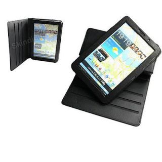 For Samsung P6800 P6810 Galaxy Tab 7.7 360 Degree Rotaing Leather Case 