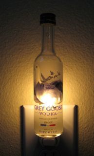 Grey Goose Vodka Mini Bottle Night Light