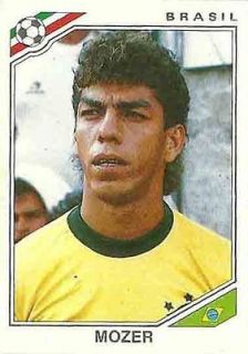 MOZER Brazil / sticker MEXICO 86 / Panini RARE football soccer
