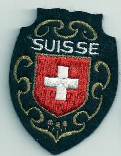 COUNTRY OF SWITZERLAND SOUVENIR TRAVEL PATCH