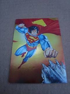 PEPSI CARD SPANISH ORIGINAL 1995 DC SUPERMAN metallicas metallic 