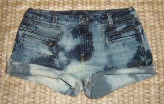 DIESEL Italy Jeans SEXY BLEACH Stretch CUT OFF Festival DENIM Cutoffs 