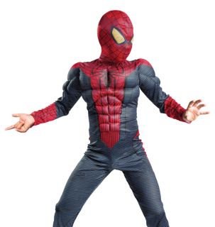 Kids Spider Man Movie Boys Muscle Halloween Costume