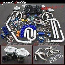 CHEVY SMALL BLOCK TWIN TURBO/CHARGER KIT SBC T3/T4 T04E