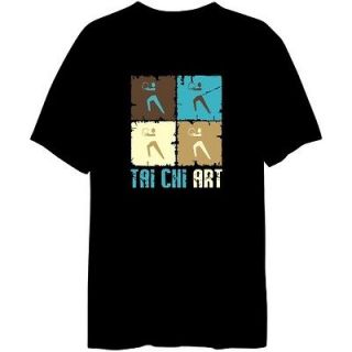 Tai Chi Art Sports Mens T Shirt Black