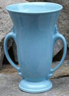 Vtg Large Beautiful ABINGDON USA Blue Art Pottery Vase #119