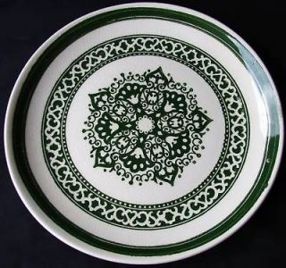 VINTAGE MOUNT CLEMENS CHINA GREEN STAR SALAD PLATE(S)