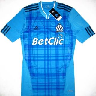 Marseille TECHFIT Player Issue Football Shirt Soccer Jersey lOM 