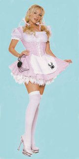 Little Miss Muffet Costume With Spider On Apron