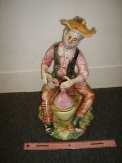 ESTATE RARE OLD STOCK CAPODIMONTE MOONSHINE STATUE MINT UNIQUE12 