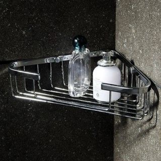 Home Bathroom Vanity Shower Basket Bar Shelf Stainless Steel Chrome 
