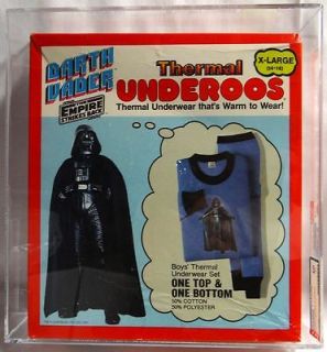 Vintage 1977 Union Star Wars TESB Underoos Darth Vader Thermal AFA 
