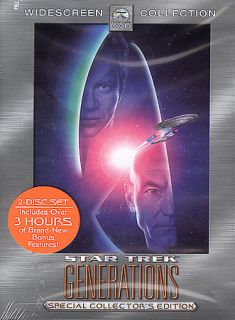 Star Trek Generations DVD, 2004, 2 Disc Set, Special Collectors 