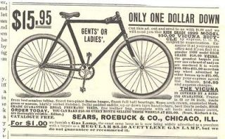 1899 ad sm a morgan wright tire bicycle  roebuck