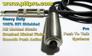   SWITCH for use with Heil, TenTec, MFJ Desk or Studio Boom Microphones
