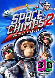 Space Chimps 2 Zartog Strikes Back DVD, 2010, 3D