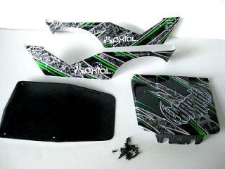 Axial Wraith Rock Racer Green & Black Painted Body Panels and Screws 