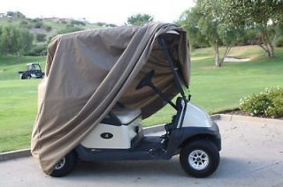   Golf Cart Storage Cover Fit EZ Go, Club Car, Yamaha Cart.Taupe