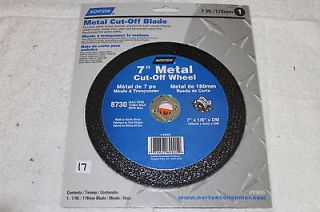 Norton 7 Metal Cut off saw blades wheels. fits skillsaw
