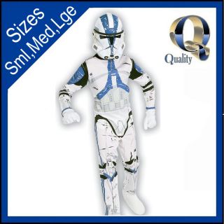Boys PREMIUM Storm Trooper Costume Kid Childrens Halloween Star Wars 