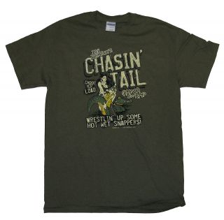 Big Johnson T shirt Chasin Tail Gator Swamp