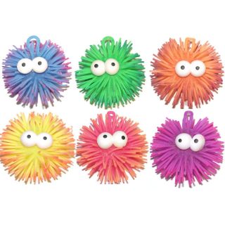 Bog Eyed Puffer Monster Stress Ball   Squishy Stretchy Bendy Rubber 