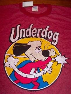 VINTAGE STYLE UNDERDOG T Shirt LARGE NEW w/ tag