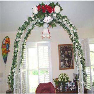 WHITE WEDDING ARCH IN/OUT DOOR PARTY BIRTHDAY SHOWER 90