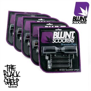 BLUNT BRANSDON SIGNATURE EXTREME FREE STYLE STUNT SCOOTER PEGS NEW