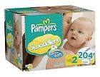 Pampers Swaddlers Baby Diapers Size 2 * 12   18 lbs * 204 Count 