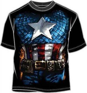 Captain America The American Way Mens Costume T Shirt