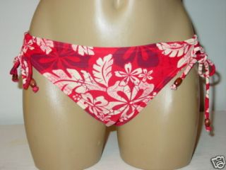 Gossip Urban Outfitters red off white floral bikini bottoms swimsuit S