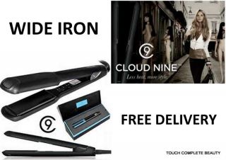 CLOUD NINE WIDE IRONS   HAIR STRAIGHTENERS   APPROVED STOCKIST