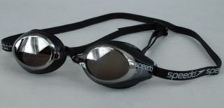   SPEEDSOCKET MIRROR BLACK OR SILVER ELITE SWIMMING GOGGLES RACING NEW