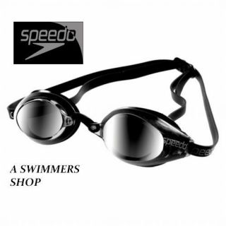  SPEEDSOCKET MIRROR BLACK OR SILVER ELITE SWIMMING GOGGLES RACING NEW
