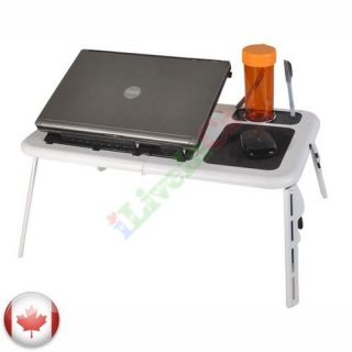 Foldable Notebook Cooling Laptop Table Cooler Pad Portable 2 Fan Mouse