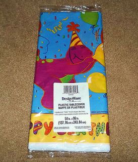   Birthday PARTY Supplies, TABLECOVER Plastic Tablecloth 54x96 BABY BOP