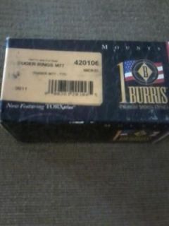 NIB Burris Nickel # 420106 standard front and ext rear for Ruger M77